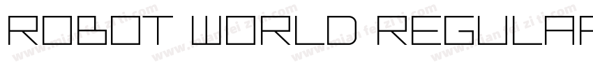 Robot World Regular字体转换